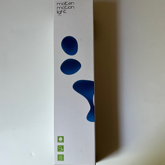 Genius Play Blue Lava Lamp Molten Motion Light - Picture 4 of 5